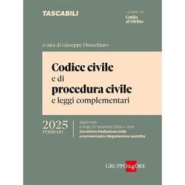 Codice civile e di procedura civile e leggi complementari feb-2025 (Finocchiaro Giuseppe - Il Sole 24 Ore)