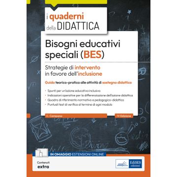 Bisogni educativi speciali (BES). Strategie di intervento in favore dell'integrazione. Con espansione online - 2025 Edises