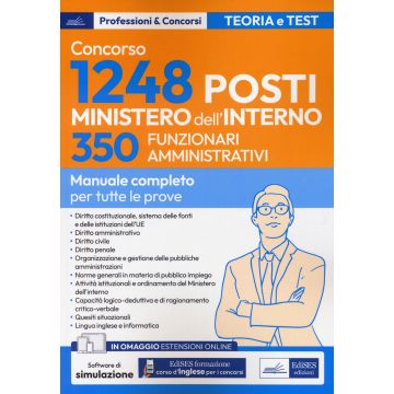Concorso RIPAM: 350 Funzionari amministrativi Ministero dell'interno. Con simulazione online - Edises 2024
