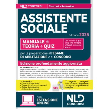 Manuale Assistente sociale 2025 per tutti i concorsi e per la professione. Con espansione online