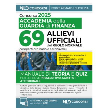 Concorso per l'ammissione di 69 allievi ufficiali all'Accademia della Guardia di Finanza. Con espansione online