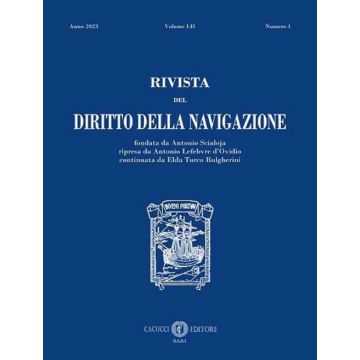 Rivista del diritto della navigazione (2023). Vol. 1