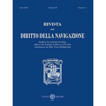 Rivista del diritto della navigazione (2023). Nuova ediz.. Vol. 2