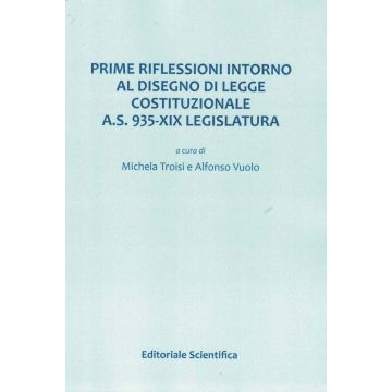 Prime riflessioni intorno al disegno di legge costituzionale A.S. 935-XIX Legislatura