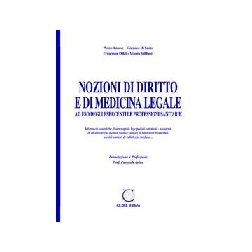 NOZIONI DI DIRITTO E DI MEDICINA LEGALE
