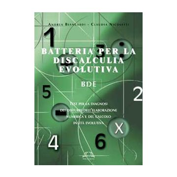 Batteria per la Discalculia Evolutiva BDE (Kit in Valigetta)  [Biancardi  - Omega Edizioni]