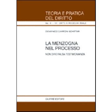 La menzogna nel processo.