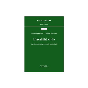 L'invalidità civile. Aspetti sostanziali, processuali, medico legali  