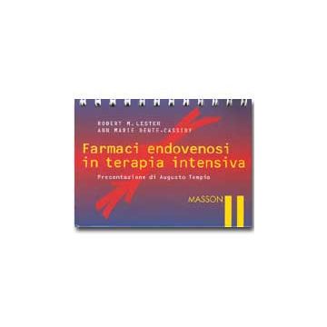 Farmaci endovenosi in terapia intensiva