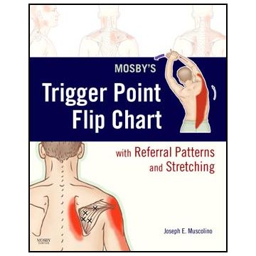 Mosby's Trigger Point Flip Chart with Referral Patterns and Stretching