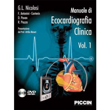 Manuale di Ecocardiografia Clinica (3 voll.) + DVD  [Nicolosi - Piccin Editore]