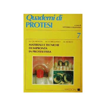 Materiali e tecniche di impronta in protesi fissa - n. 7