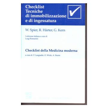 CHECKLIST Tecniche di Immobilizzazione e di Ingessatura