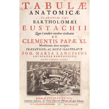 TABULAE ANATOMICAE Sistema Nervoso (16 Tavole Anatomiche del 1722)
