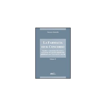 La farmacia ed il concorso - Analisi e commento di errori e correzioni