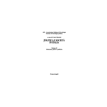 Politica E Societa' In Italia - Marletti Carlo - Franco Angeli - 9788846421272