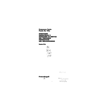 Strutture Industriali E Domanda Di Servizi Del Terziario Produttivo Nel Mezzogiorno - Testa Francesco; De Vita Paolo - Franco Angeli - 9788820464561
