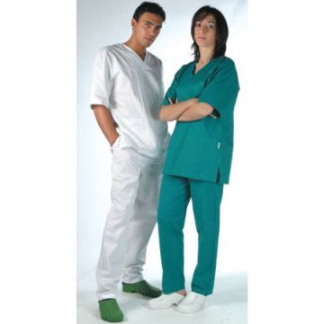 PANTALONI COTONE - bianchi o verdi