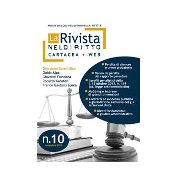 La Rivista Di Neldiritto - Numero 10/2013 - Neldiritto.it - 9788866572848