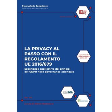 La privacy al passo con il regolamento UE 2016/679. Esperienze applicative dei principi del GDPR nella governance aziendale