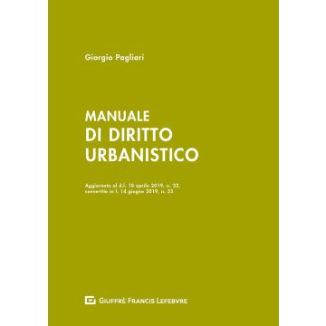 Pagliari Manuale di diritto urbanistico 2019 giuffre
