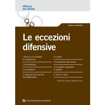 Le eccezioni difensive