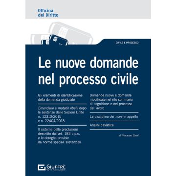 Le nuove domande nel processo civile