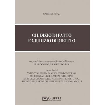Giudizio di fatto e giudizio di diritto - con postfazione contenente le riflessioni dell'autore su Il brocardo Jura novit curia 