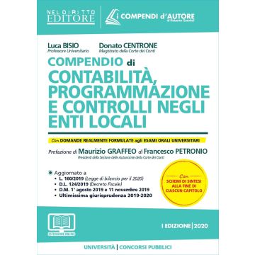 Compendio di contabilità programmazione e controlli negli enti locali 2020 neldiritto editore garofoli