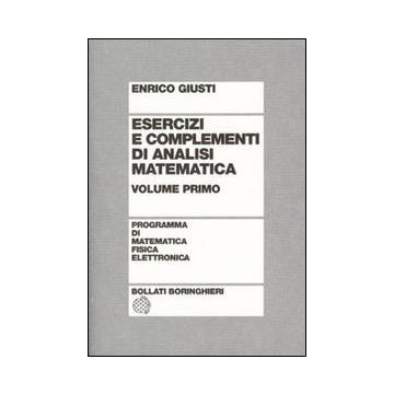 Esercizi e complementi di analisi matematica. Vol. 1
