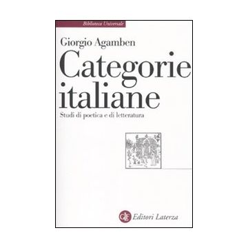 Categorie italiane. Studi di poetica e di letteratura