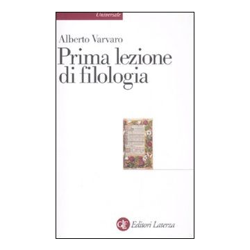 Prima lezione di filologia