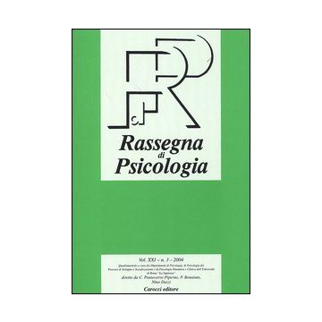Rassegna di psicologia (2004). Vol. 3
