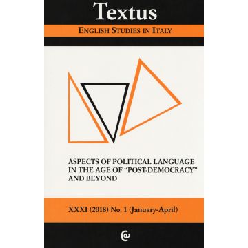 Textus. English studies in Italy (2018). Vol. 1
