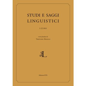 Studi e saggi linguistici (2012). Vol. 2