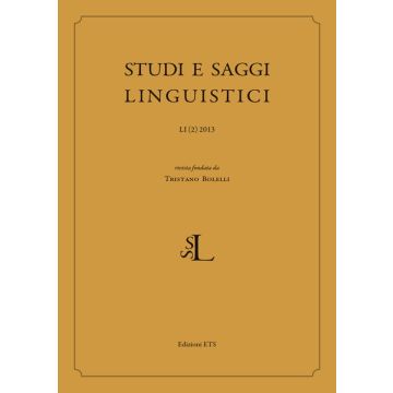Studi e saggi linguistica (2013). Ediz. italiana e inglese. Vol. 2