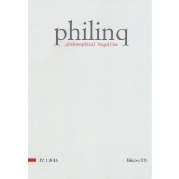 Philinq. Philosophical inquiries (2016). Vol. 1