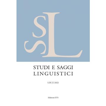 Studi e saggi linguistici (2021). Vol. 1