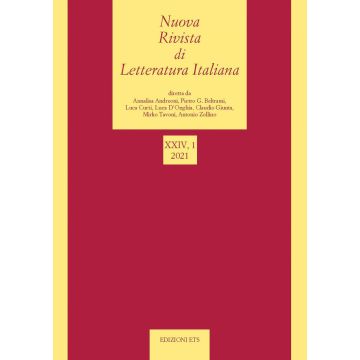 Nuova rivista di letteratura italiana (2021). Vol. 1