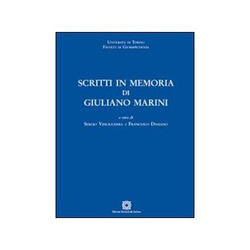 Scritti in memoria di Giuliano Marini