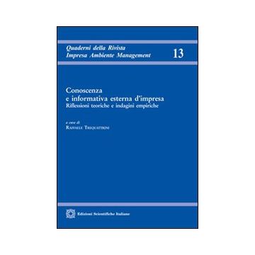 Conoscenza e informativa esterna d'impresa