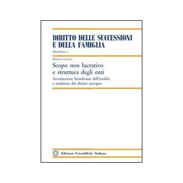 Scopo non lucrativo e struttura degli enti