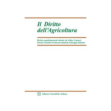 Il diritto dell'agricoltura (2017). Vol. 1