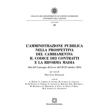 L'amministrazione pubblica nella prospettiva del cambiamento: il codice dei contratti e la riforma Madia