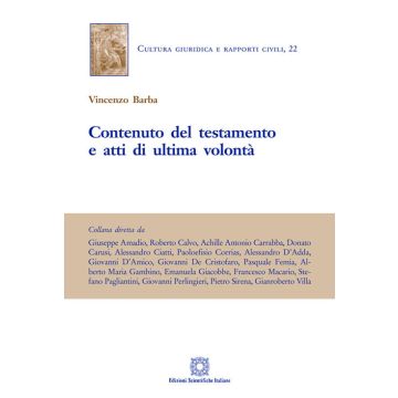 Contenuto del testamento e atti di ultima volontà