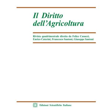 Il diritto dell'agricoltura (2017). Vol. 2-3