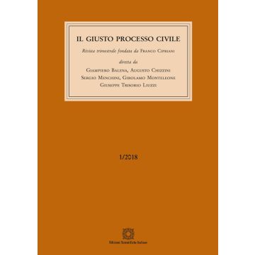 Il giusto processo civile (2018). Vol. 1