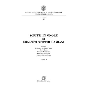 Scritti in onore di Ernesto Sticchi Damiani