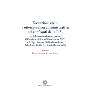 Esecuzione civile e ottemperanza amministrativa nei confronti della P. A. Atti dei seminari tenuti presso il Consiglio di Stato (30 novembre 2017) e il Dipartimento di giurisprudenza della Luiss Guido Carli (6 febbraio 2018)