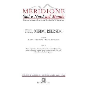 Meridione (2020). Vol. 1: Studi, opinioni, riflessioni (Gennaio-Marzo)